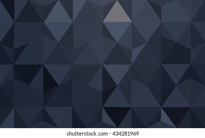 Gray polygonal illustration, which consist of triangles. Geometric background in Origami style with gradient. Triangular design for your business.
