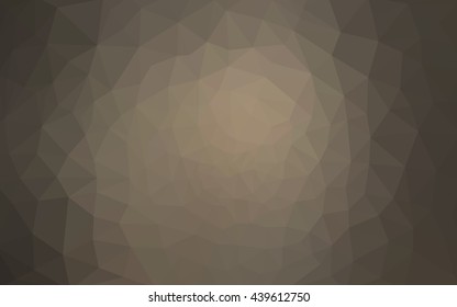 Gray polygonal illustration, which consist of triangles. Geometric background in Origami style with gradient. Triangular design for your business.