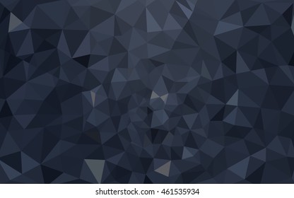 Gray polygonal illustration, which consist of triangles. Geometric background in Origami style with gradient. Triangular design for your business.