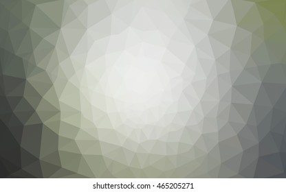 Gray polygonal illustration, which consist of triangles. Geometric background in Origami style with gradient. Triangular design for your business.