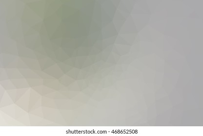 Gray polygonal illustration, which consist of triangles. Geometric background in Origami style with gradient. Triangular design for your business.