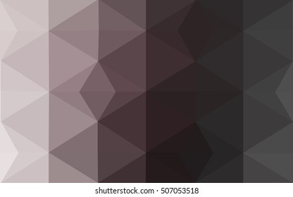 Gray polygonal illustration, which consist of triangles. Geometric background in Origami style with gradient. Triangular design for your business.
