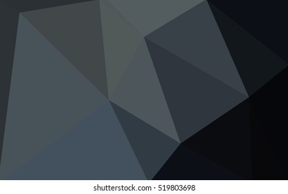 Gray polygonal illustration, which consist of triangles. Geometric background in Origami style with gradient. Triangular design for your business.