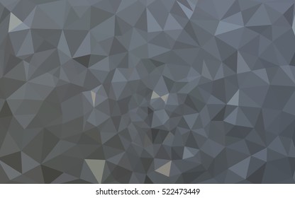 Gray polygonal illustration, which consist of triangles. Geometric background in Origami style with gradient. Triangular design for your business.