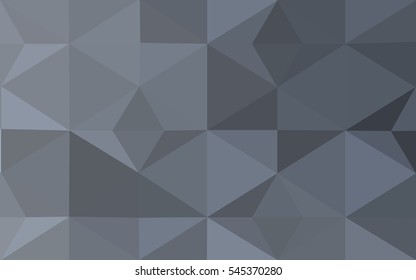 Gray polygonal illustration, which consist of triangles. Geometric background in Origami style with gradient. Triangular design for your business.