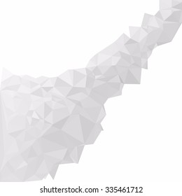 Gray Polygonal Mosaic Background, Creative Design Templates