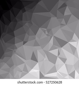 Gray Polygonal Mosaic Background, Creative Design Templates