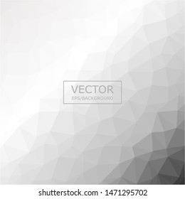 Gray polygonal mosaic background. Used for presentation, information, technology, website, poster, business, work.