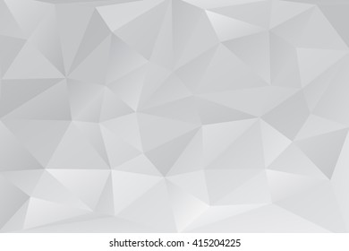Gray Polygonal Mosaic Paper Background, Vector illustration 