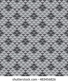 Gray polygonal seamless vector illustration, which consist of triangles. Triangular design for your business, web-site 