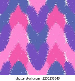Gray realistic merino wool fabric. Seamless detailed knitted pattern.  Blue Yellow Pink Color Vector Illustration