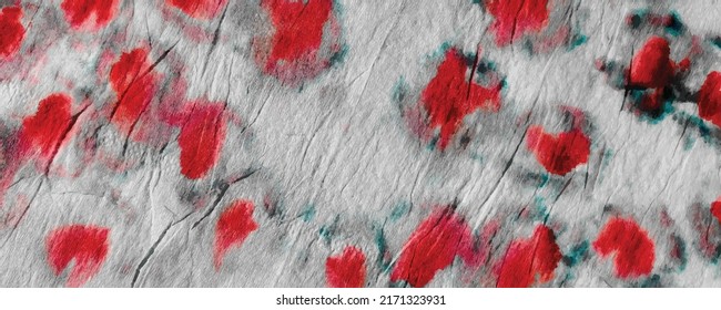 Gray Effect Grunge. Splash Washed Tie Dye. Rote Pinselseide. Abstrakter Arzt, schmutziger Hintergrund. Care Graffiti Grunge. Rotes Folkloreöl. Rotes Blut Aquarell. Verbrechen