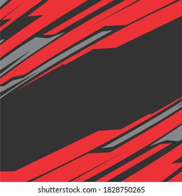 gray and red racing background
