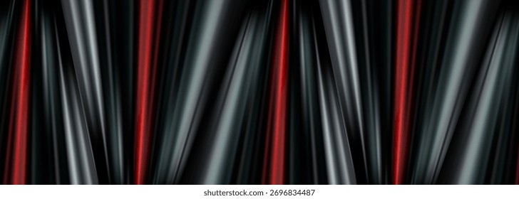 Fundo de tecnologia abstrata de velocidade cinza e vermelho