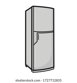 GRAY REFRIGERATOR ICON EPS 10 ICON