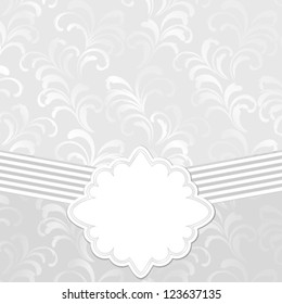 Gray retro card