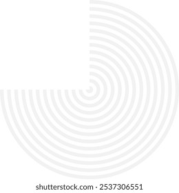 Gray rings on a white background. Geometric figures. Trendy pattern for wallpaper or web design.
