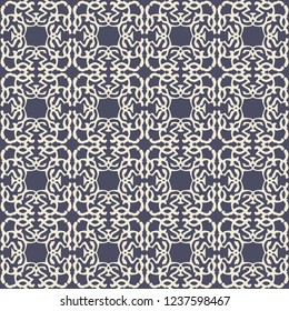 Gray royal pattern. The Seamless vector background