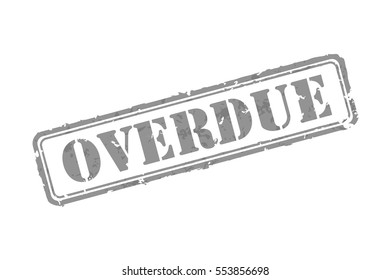 Gray rubber stamp vector illustration. Contains original brushes