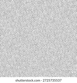 Telas de saco cinzentas, fielmente tecidas, com pequenas malhas. Textura de pano rústica. Tecido de algodão velho. Fundo têxtil áspero. Abstrato sem emenda. Arte vetorial.