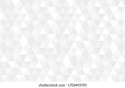 Gray scale abstract triangle seamless pattern background. Mosaic geometric hipster triangular background. Vector Illustration