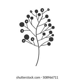 gray scale big branch olive with fruits