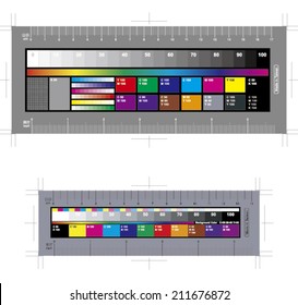 Gray scale / color control patches