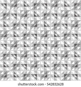 gray scale metalic tile - Geometric seamless pattern