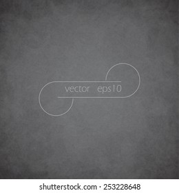 Gray school board, chalkboard texture and vector background eps10