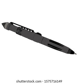 gray school pen for writing on paper