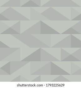 Textura geométrica sin costura gris. Fondo decorativo repetible en mosaico. Diseño mosaico - formas de polígono.