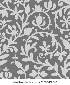 Gray seamless pattern.