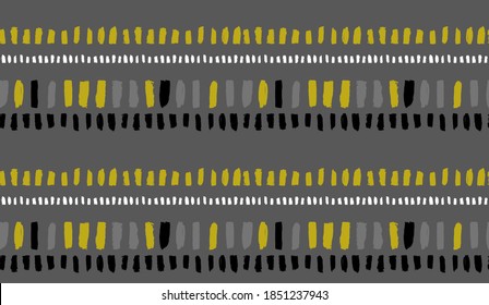 gray seamless pattern for unisex clothing textile in ethnic style