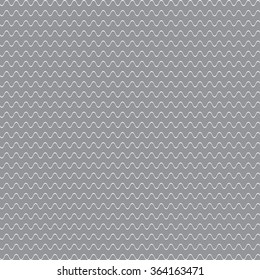 Gray seamless wavy line pattern