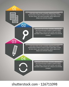 gray seo labels over gray background. vector illustration
