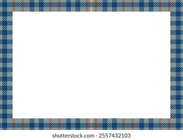 Gray shepherd check pattern, tartan check pattern frame, background illustration