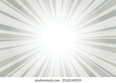 Gray shining sunburst background. Abstract rustic  gray exploding star burst background vector illustration.