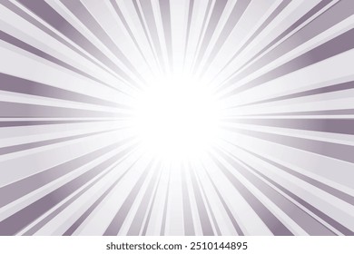 Gray shining sunburst background. Abstract Rocket metallic gray exploding star burst background vector illustration