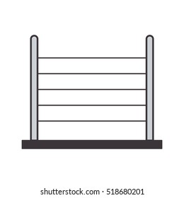 gray silhouette abacus with base