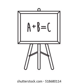gray silhouette Board for classes