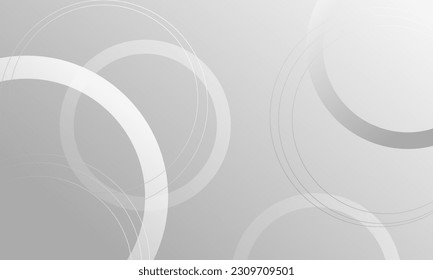 gray silver color circle lines abstract pattern background