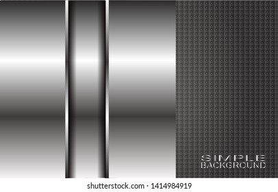 gray, silver metal vector, simple background template with modern design and gradient colors, beautiful and elegant. Eps 10.
