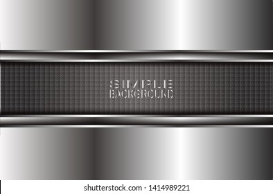 gray, silver metal vector, simple background template with modern design and gradient colors, beautiful and elegant. Eps 10.