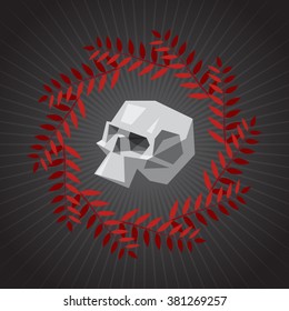 gray skull