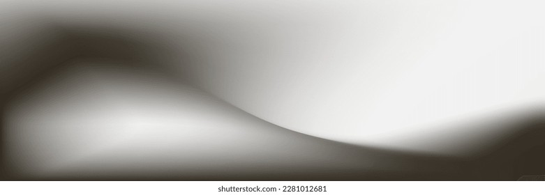Gray Smoke Cloud Water Curve Gradient Background. Blurry Cloudy White Liquid Grey Gradient Mesh. Wavy Metal Monochrom Pastel Sky Smog Blurry Texture. Weather Fluid Light Flow Silver Smooth Wallpaper.