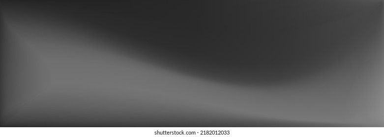 Gray Smooth Surface Illustration. Monochromatic  Vibrant Original Background. Grey Wavy Gradient Mesh. Water Natural Smooth Surface Backdrop. Silver Metallic Wavy Gradient Mesh.