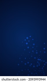 Gray Snow Vector Blue Background. Fantasy Confetti Backdrop. White Sky Texture. Abstract Snowfall Transparent.