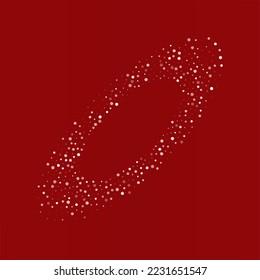 Gray Snow Vector Burgundy Background. Holiday White Snowfall Card. Snowflake Abstract Wallpaper.