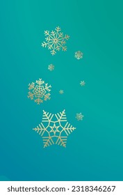 Gray Snowfall Vector Bronze Background. Winter Silver Snowflake Wallpaper. Snow Holiday Banner.