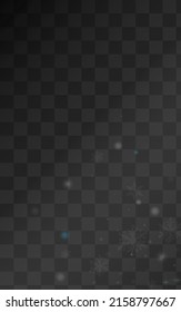 Gray Snowfall Vector Transparent Background. New Snowflake Texture. Silver Holiday Wallpaper. Abstract Snow Card.